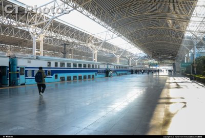 K8412次停靠合肥站一站台