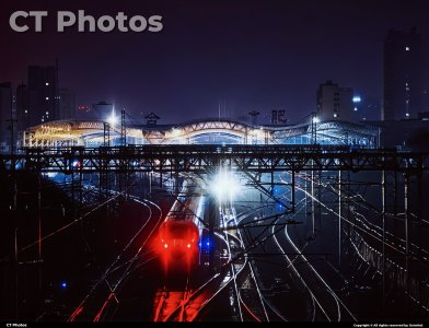 合肥站夜景