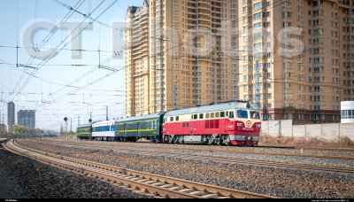 DF4D牵引原色25T检测车
