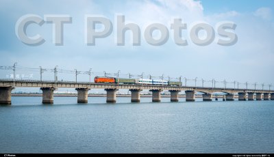 DF4B与海上原色巡检列车